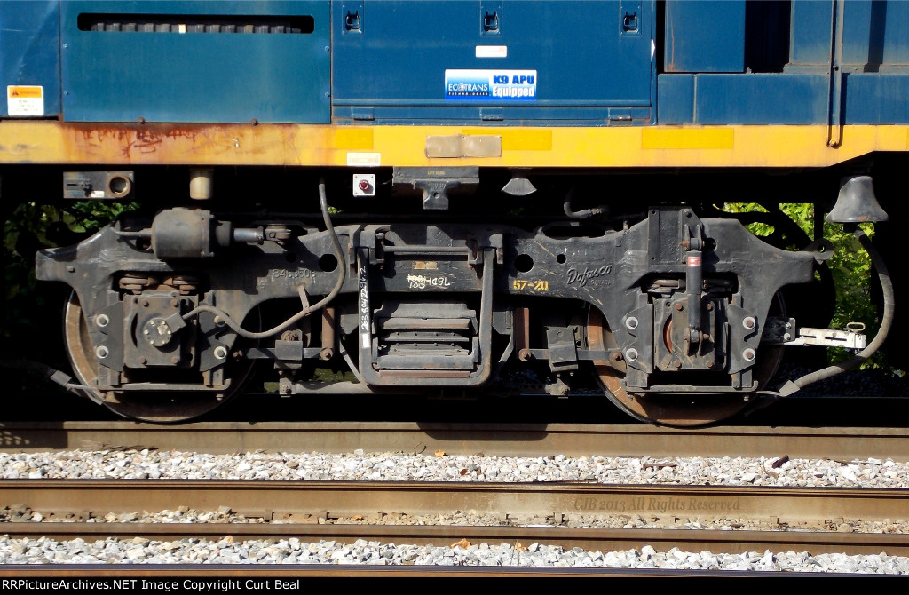 CSX 2551 truck detail